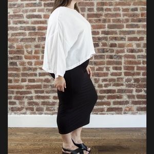 Mimu Maxi “skirt leggings” stretchy midi skirt